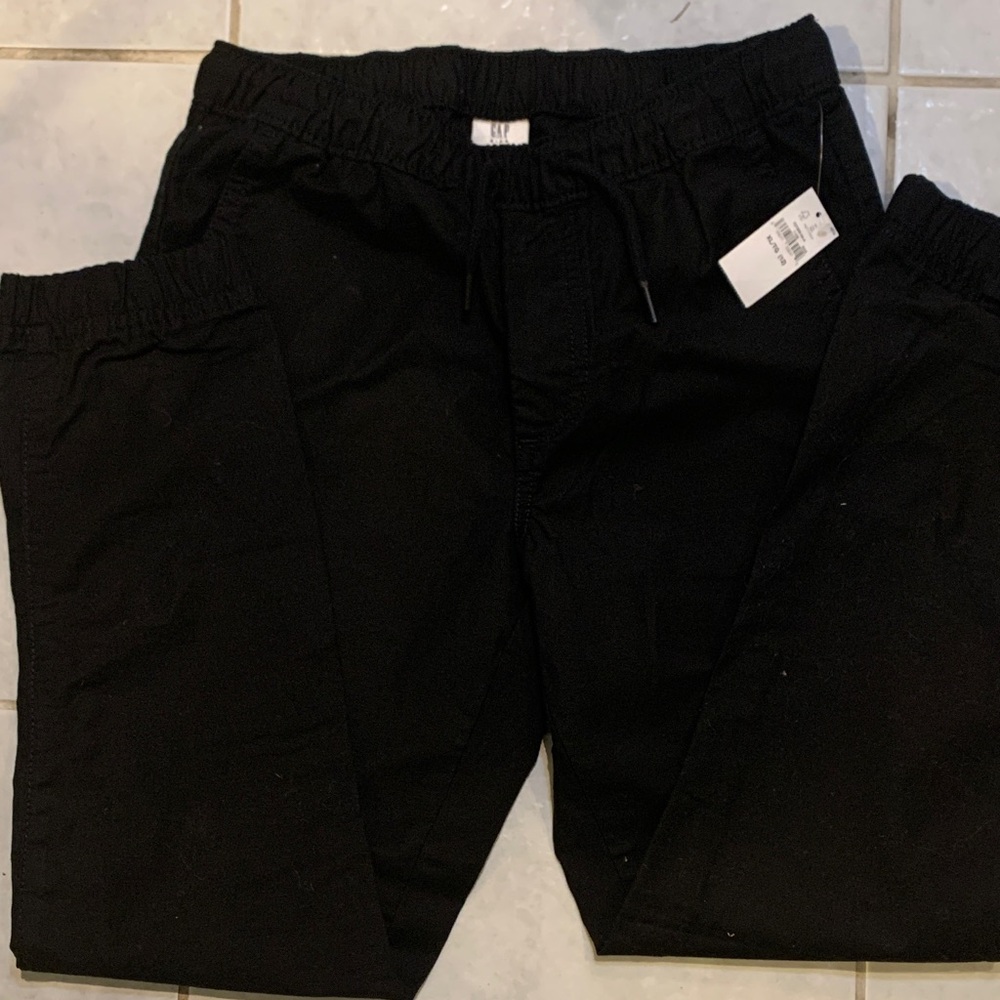 GAP Classic Black Kids Jogger style Khakis